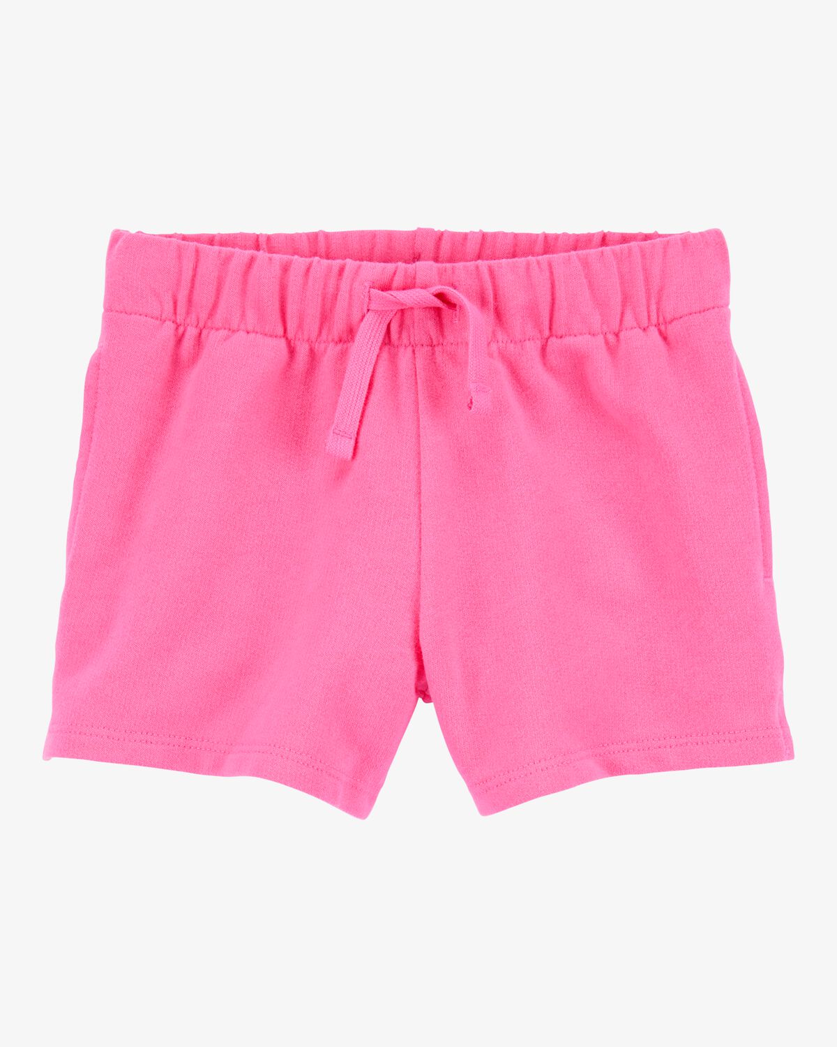 Baby Pull-On French Terry Shorts - Pink