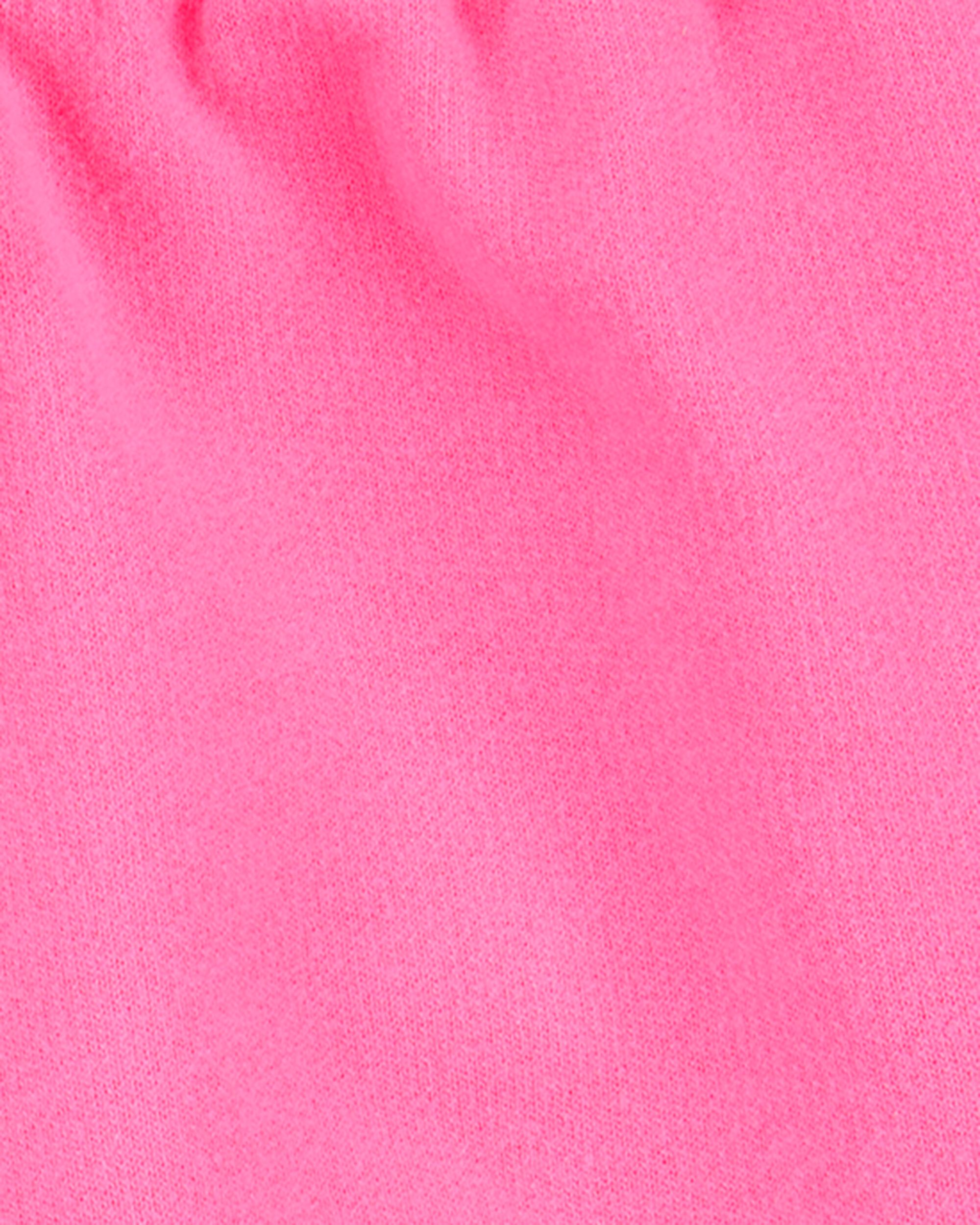 Baby Pull-On French Terry Shorts - Pink - Image 2