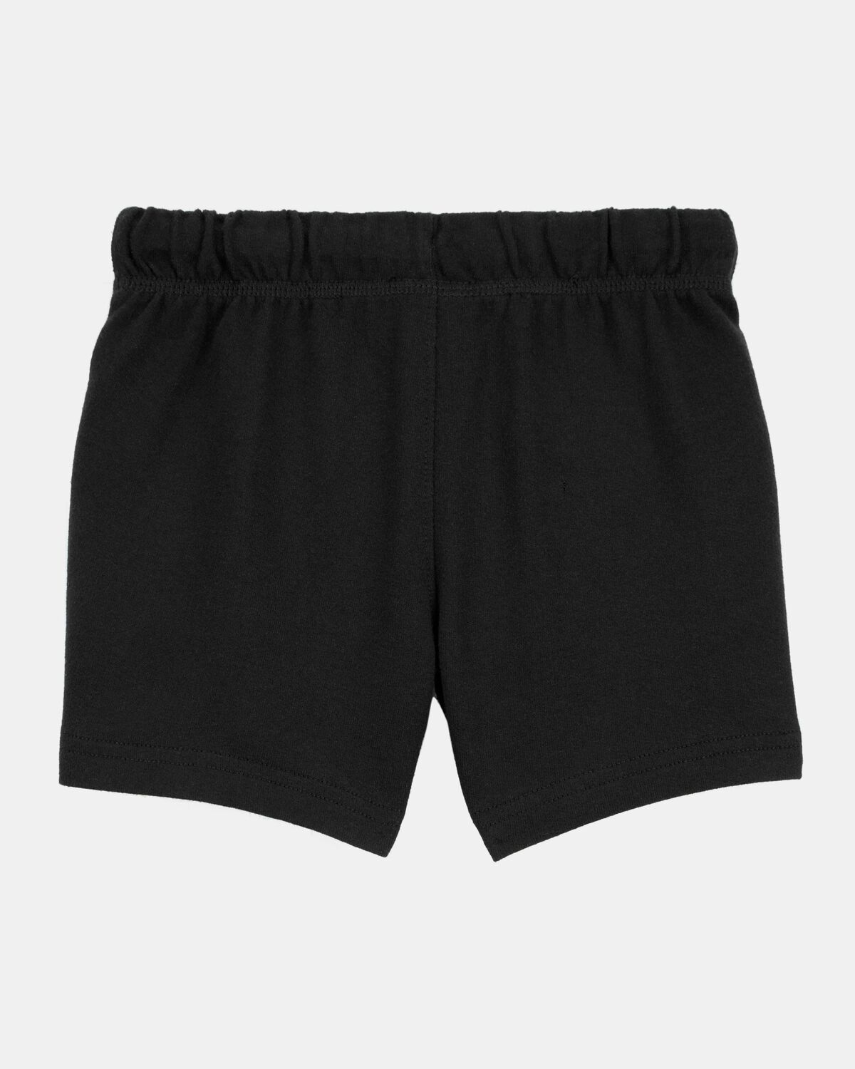 Baby Boy Pull-On French Terry Shorts - Black - Image 2