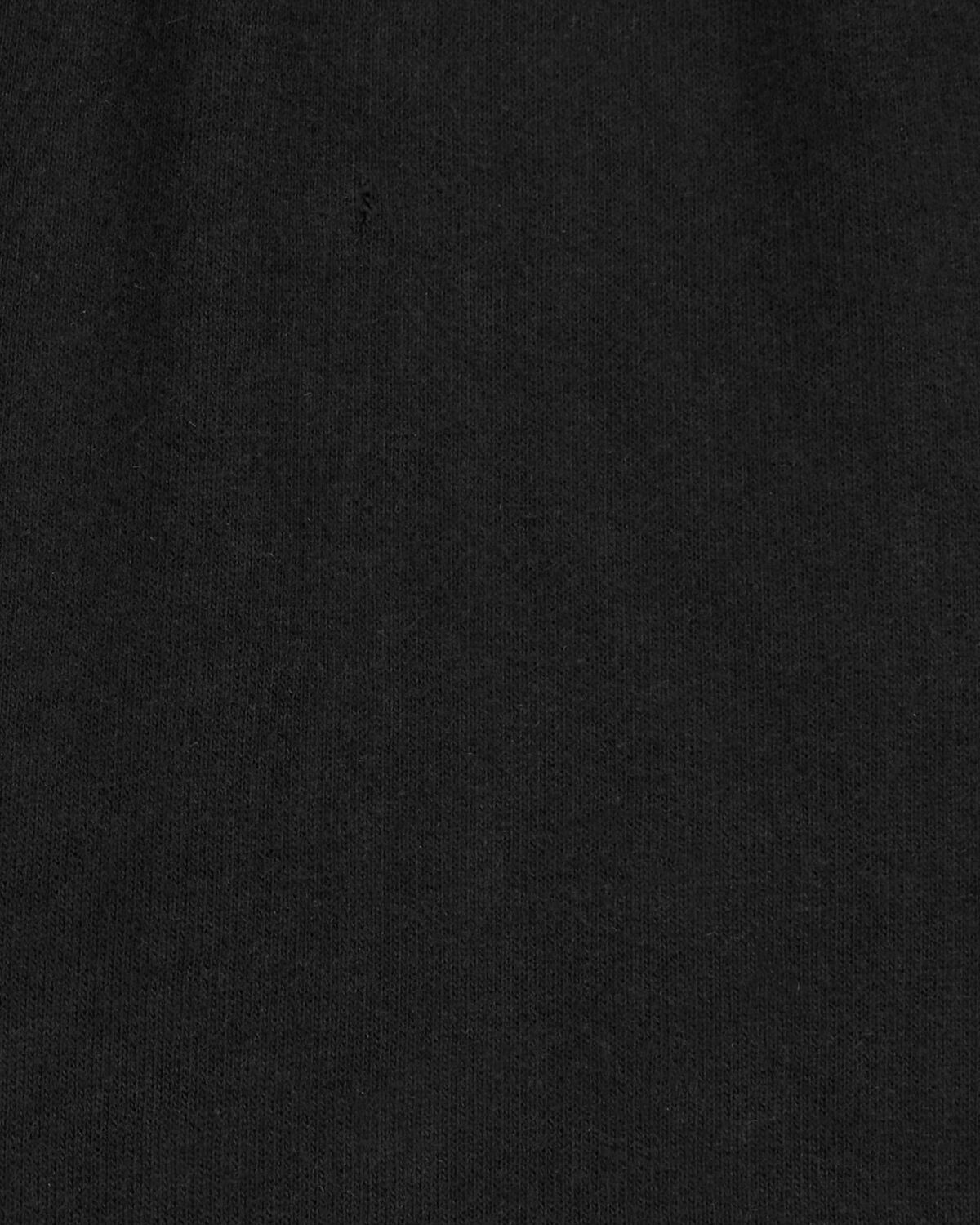 Baby Boy Pull-On French Terry Shorts - Black - Image 3