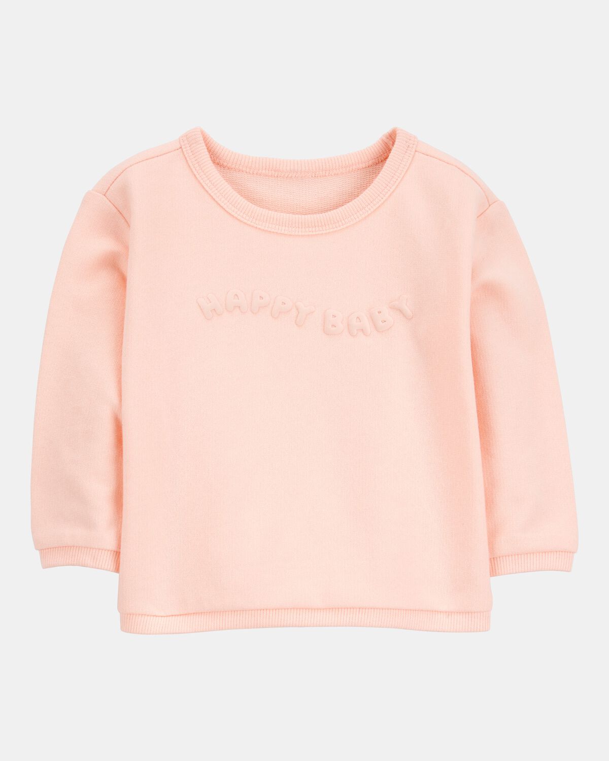 Baby Happy Baby French Terry Pullover - Pink