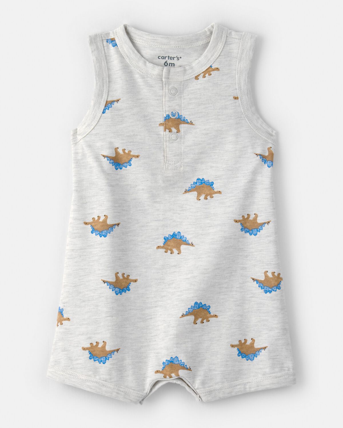 Baby Dinosaur Sleeveless Romper