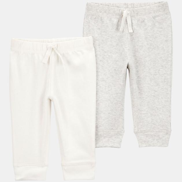 Baby 2-Pack Pull-On Pants - Ivory