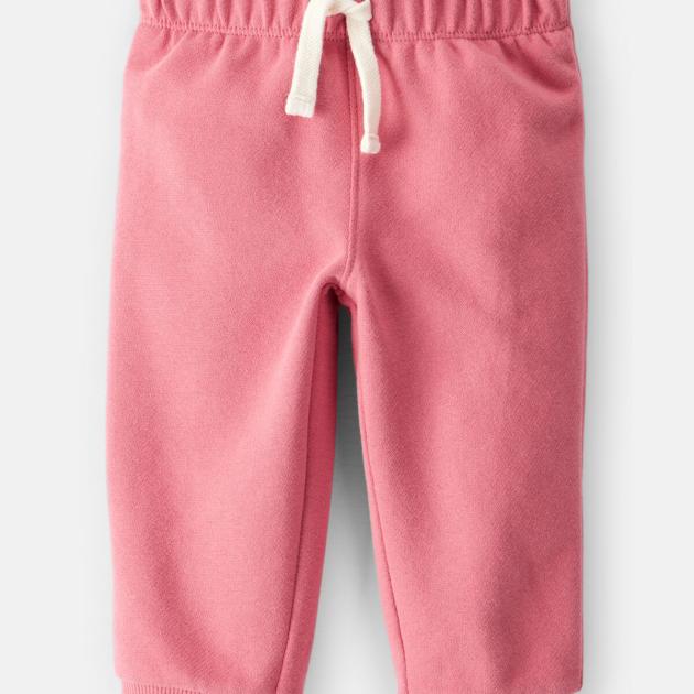 Baby Girl DayDream Fleece Pull-On Pants - Pink