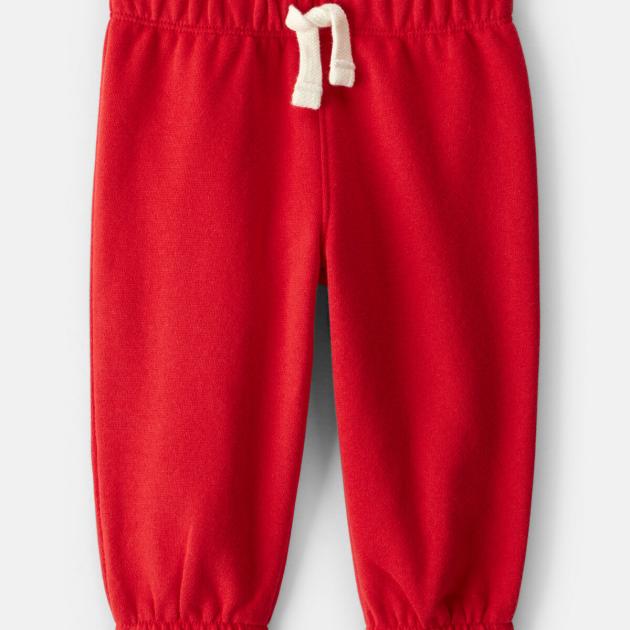 Baby Girl DayDream Fleece Pants - Red