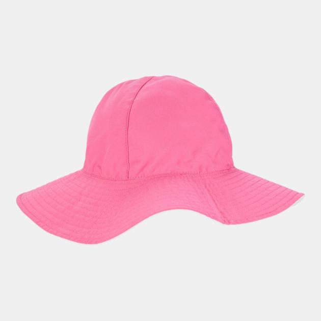 Toddler Girl Reversible Solid Swim Hat - Pink/White