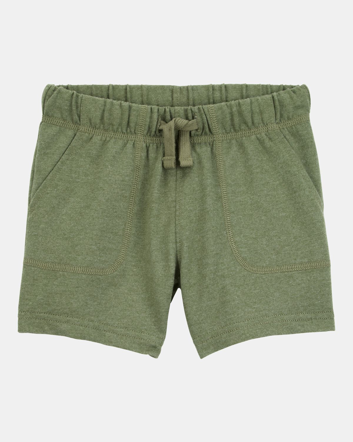 Toddler Boy Pull-On French Terry Shorts - Green