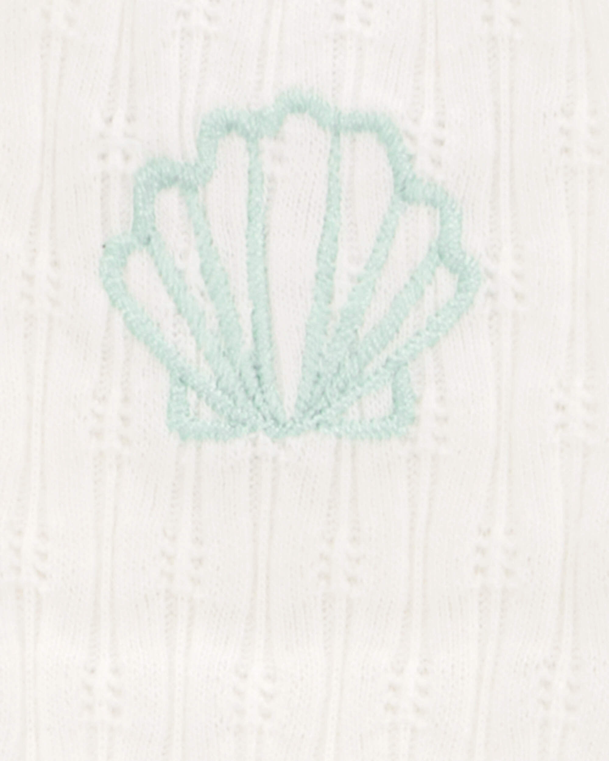 Toddler Seashell Ribbed Tank Top - Image 4