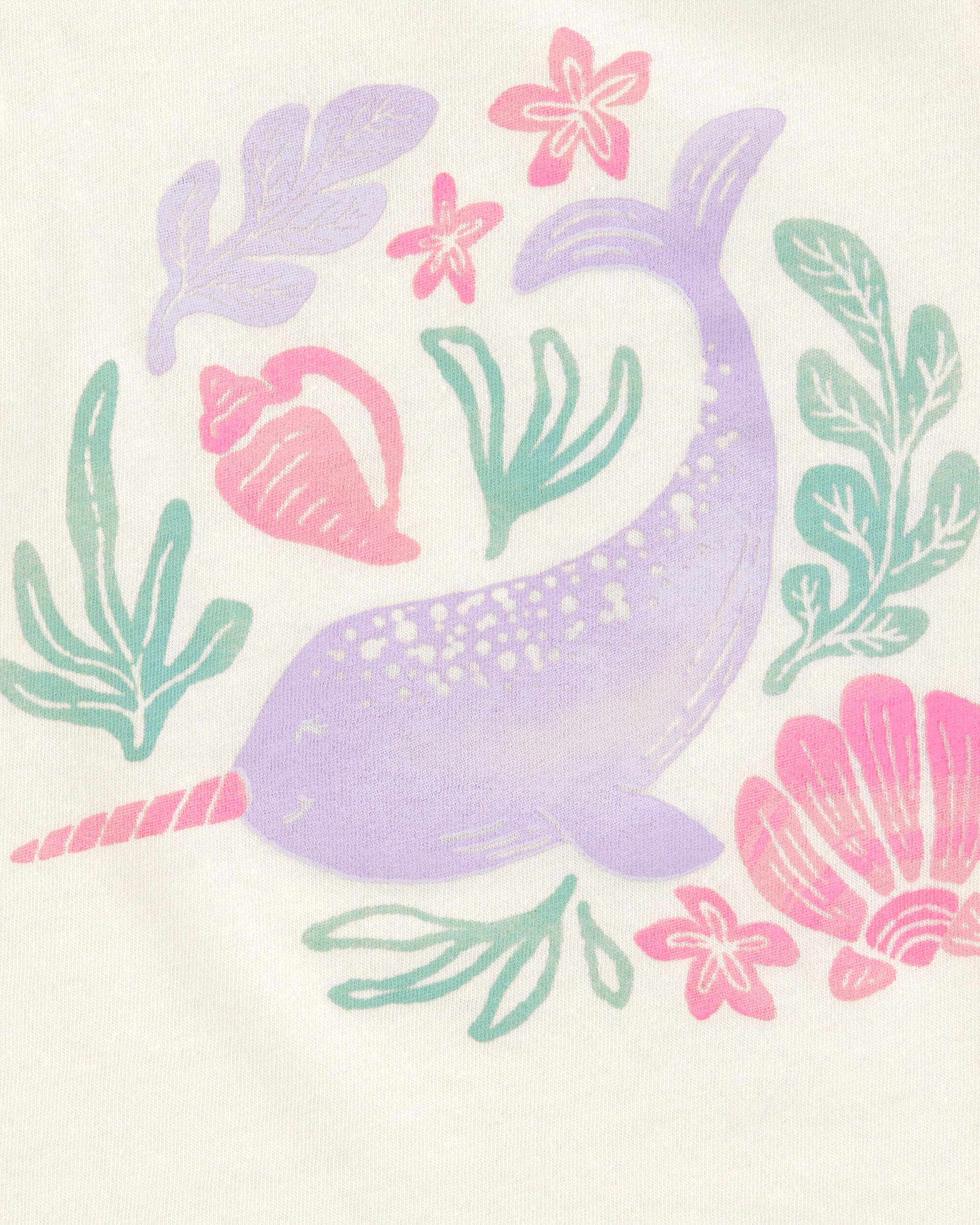 Toddler Narwhal Muscle Tank - Ivory - Image 2