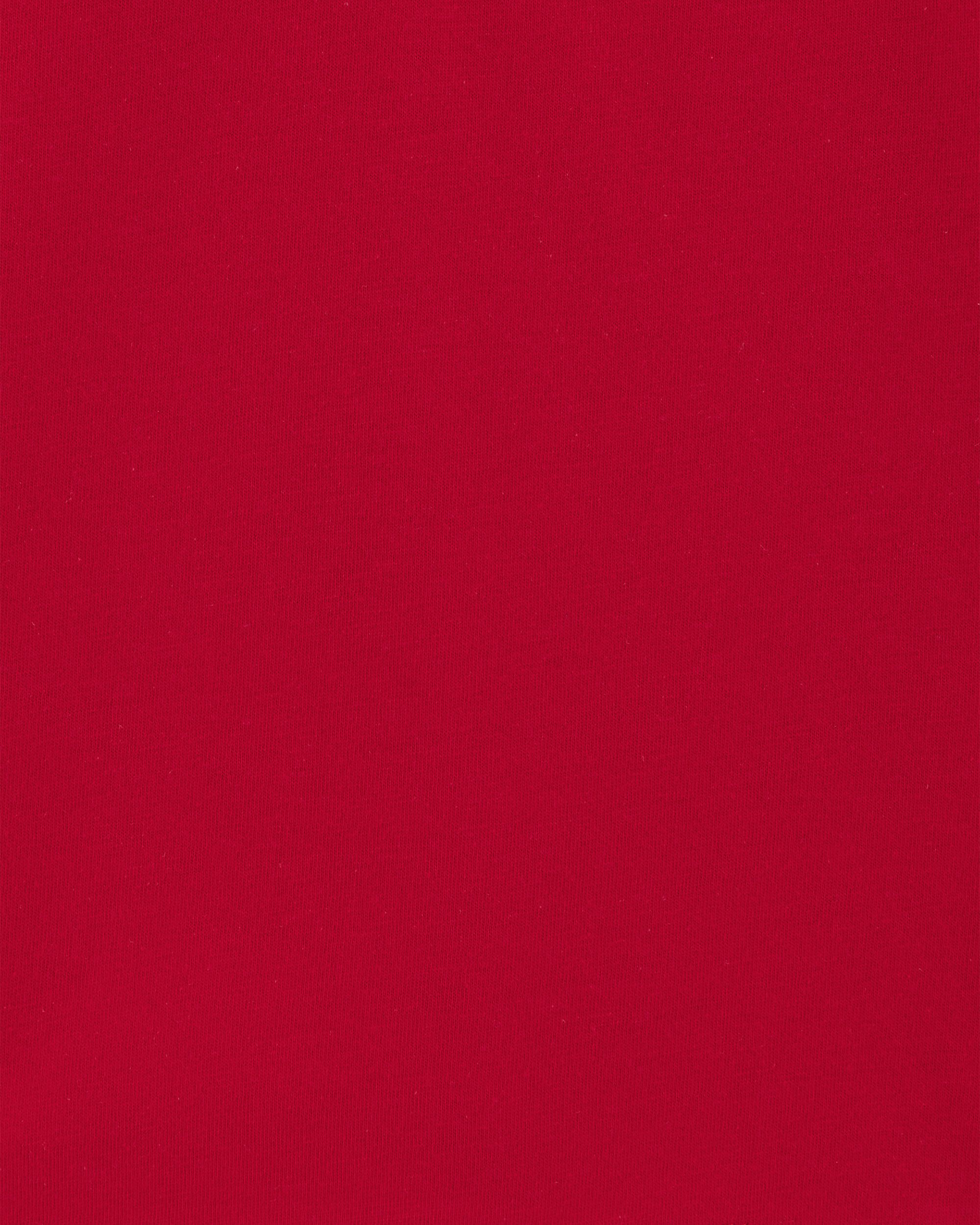 Toddler Pique Uniform Polo Shirt - Red - Image 2