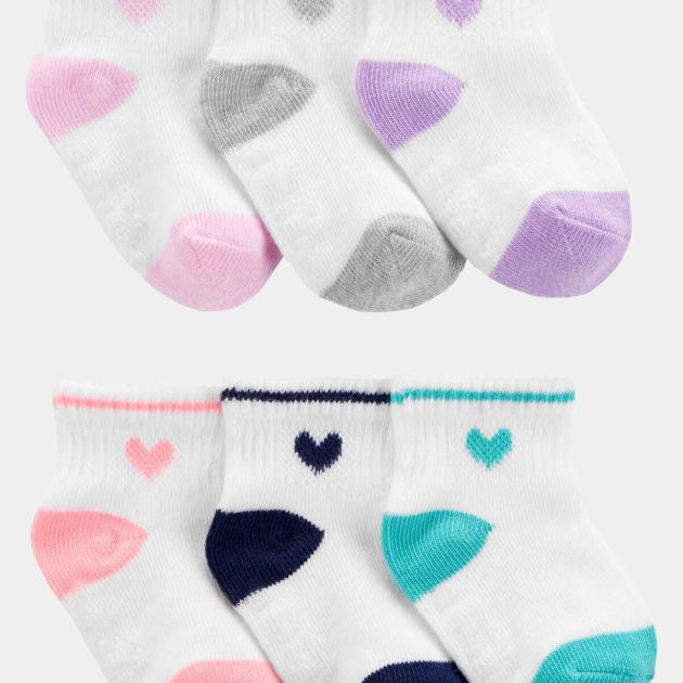 Toddler Girl 6-Pack Crew Socks