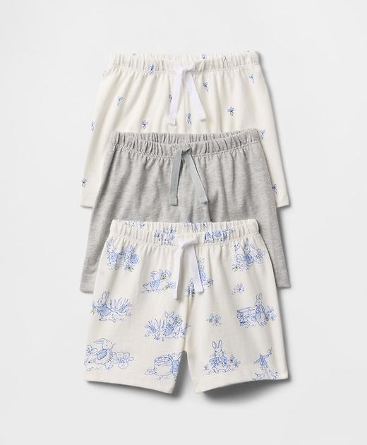 Baby Peter Rabbit™ First Favorites Organic Cotton Pull-On Shorts (3-Pack)