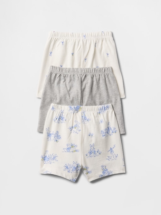 Baby Peter Rabbit™ First Favorites Organic Cotton Pull-On Shorts (3-Pack) - Image 2
