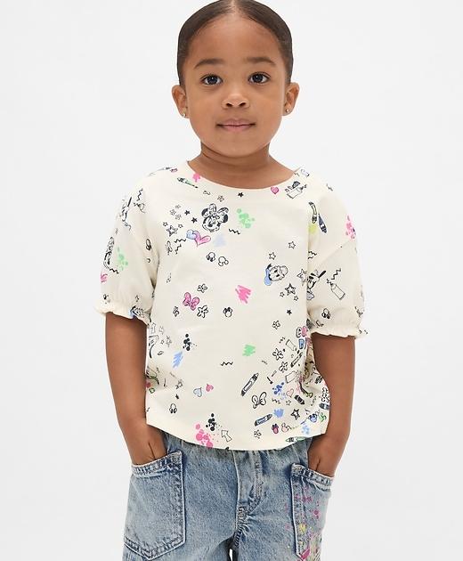 Gap × Disney Baby & Toddler Ruffle-Sleeve T-Shirt